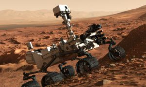 Marsrobot Curiosity is Rode Planeet al na Week Kotsbeu