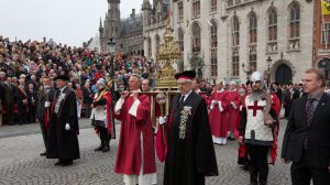 De Heilig Bloedprocessie is wegens het slechte weer afgelast. (archieffoto - deredactie.be)