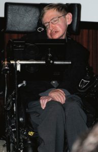  De KULeuven distantieert zich van Hawking's attitude. Foto: Wikipedia, public domain.