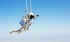 Felix Baumgartner plant indexsprong boven België