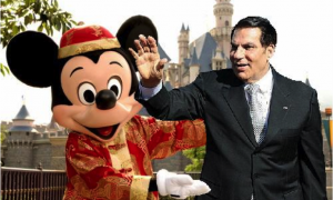 Oud-president Tunesië vraagt asiel aan in Disneyland