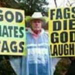 Homohater Fred Phelps veroordeeld tot eeuwigheid met gloeiende pook in endeldarm