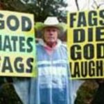 Homohater Fred Phelps veroordeeld tot eeuwigheid met gloeiende pook in endeldarm