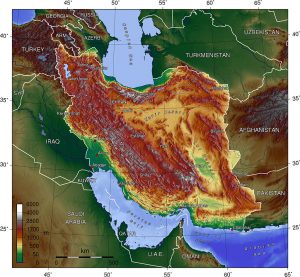 Geografie van Iran (CC BY-SA 3.0)