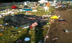 Stormweer vernietigt gratis drank- en eetbonnen Pukkelpop