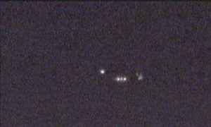 Man met slechte camera spot ufo