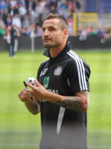 De Poolse Anderlecht-verdediger Marcin Wasylewski (Foto Filip Daneels - CCBY 3.0) 